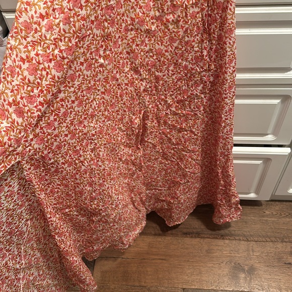 NWT Poupette St Barth Nava Long Dress in Pink - Picture 14 of 14